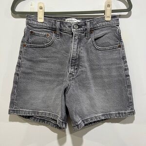 Abercrombie & Fitch High Rise Denim Shorts - “Dad Short High Rise”